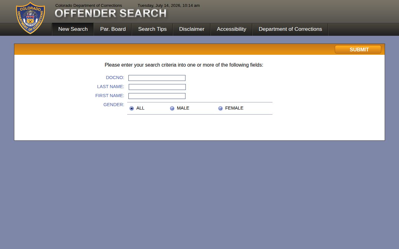 CDOC offender search for Logan County released inmates